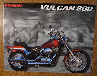 1995 Kawasaki Vulcan 4-page sales brochure-literature VN800 | eBay