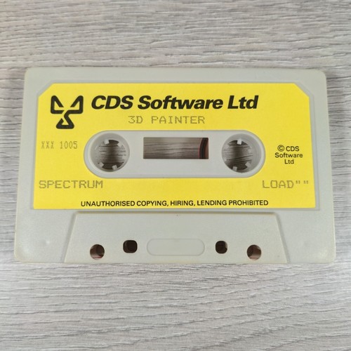 3D Painter ZX Spectrum 16K Spielkassette getestet & funktionsfähig - Bild 5 von 8