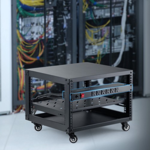 VEVOR 19" 1U PDU 12 Outlets Rack Mount Power Strip Surge Overload Protection - Picture 8 of 12