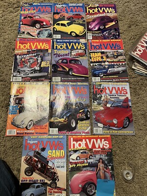 1995  Lot of  11 DUNE BUGGIES and HOT VWs Volkswagen Magazines (missing Nov)