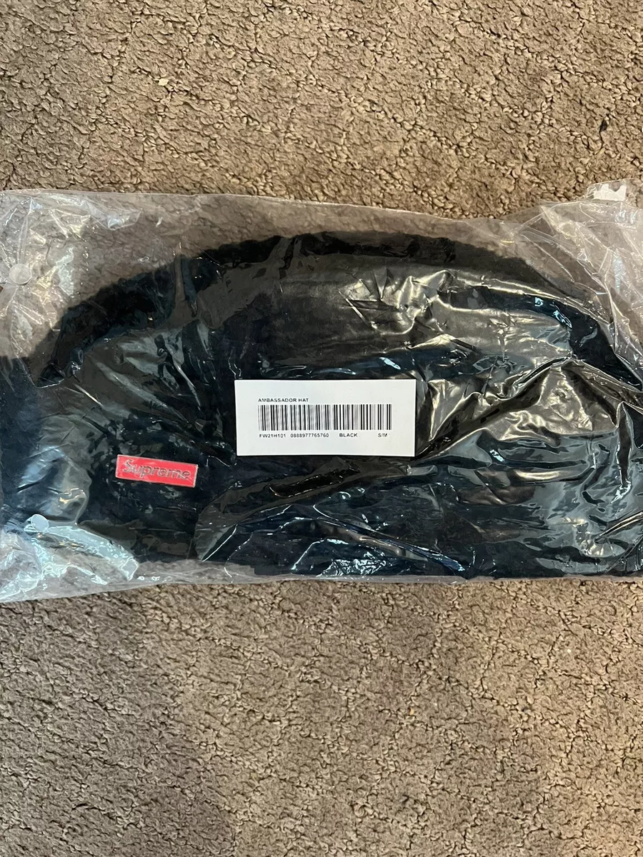 Supreme Ambassador Hat Black Size S/M FW21