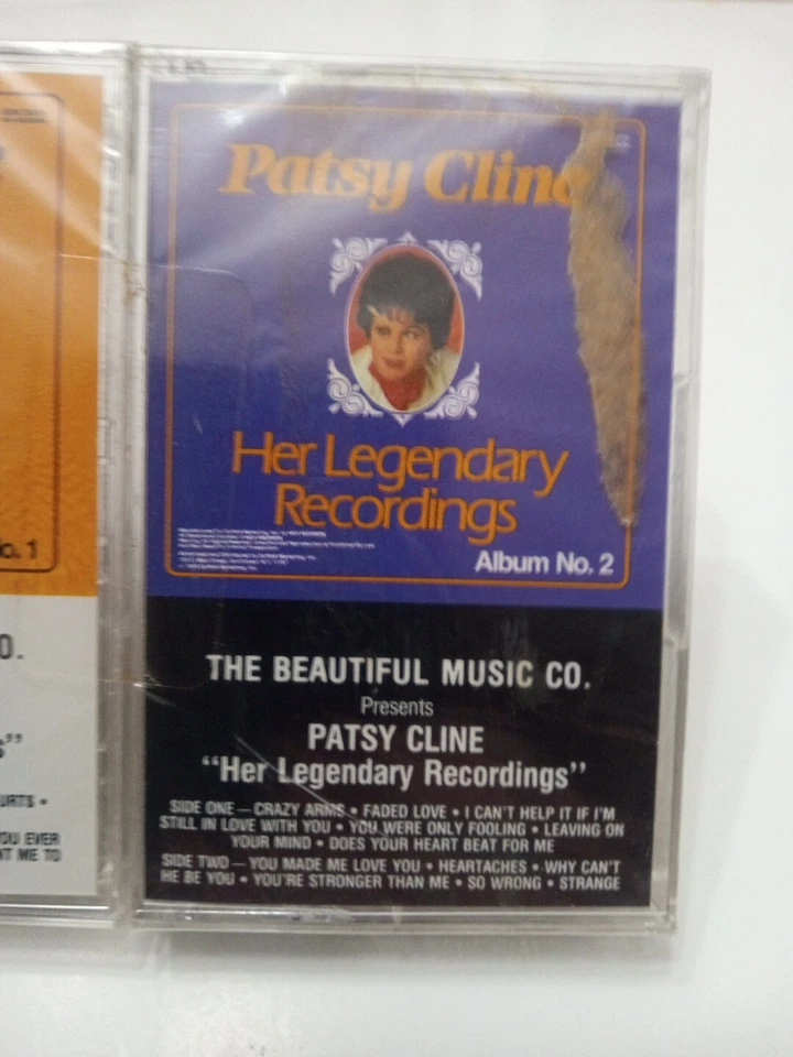 Patsy Cline - 2 Cassettes *UNOPENED* Her Legendary Recordings - Album No. 1 & 2 - Image 3 of 4