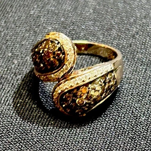 Sterling Silver Diamond Fine Rings Ring 925 Metal Purity 6 Ring