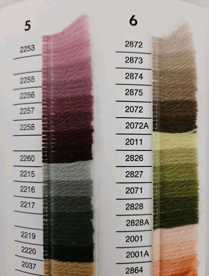 Vintage Zephirwolle ORCHIDEE Embroidery Wool Yarn C.U. Springer Sample Book EUC - Image 2 of 4