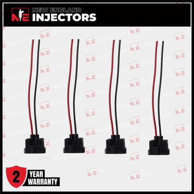 Set of 4 Injector Connectors Fits 92-95 06164-P06-A01 Honda Civic del Sol 1.5L