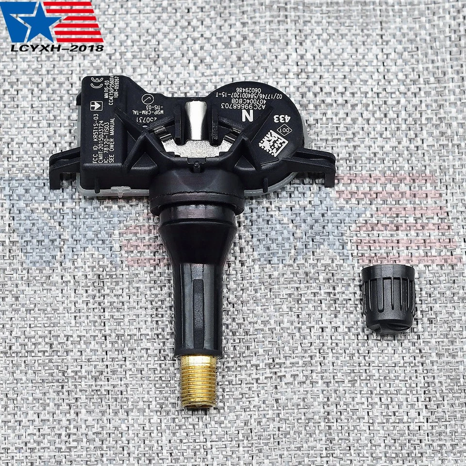 Sensor monitor de presión de neumáticos TPMS de 4 piezas para Nissan Rogue/Rogue Sport 2017-2020 Foto 4 de 4