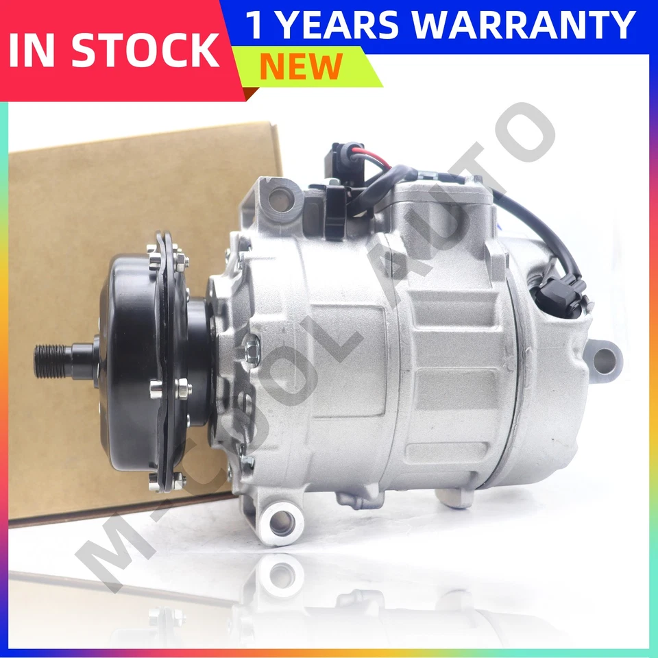 Compresor de aire acondicionado 7SE17C 7SEU17C para Volkswagen Transporter Touareg 2.5 3.0 5.0 Foto 2 de 3