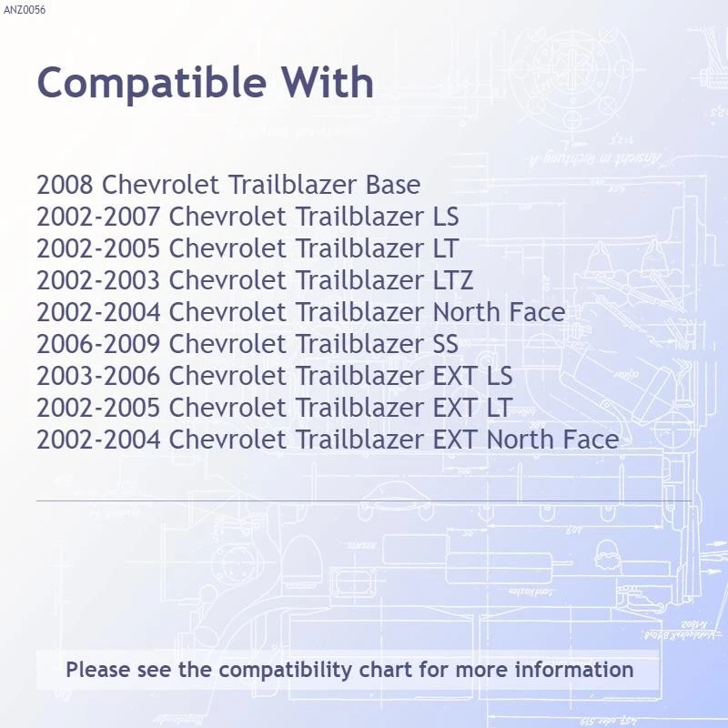 黑色透明镜头前灯总成带光环适用于 02-07 雪佛兰开拓者 [CCFL] — 第 3/4 张图片