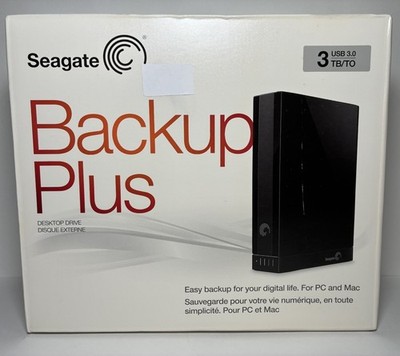 Seagate Backup Plus desktop drive 3 TB 2012 new in box