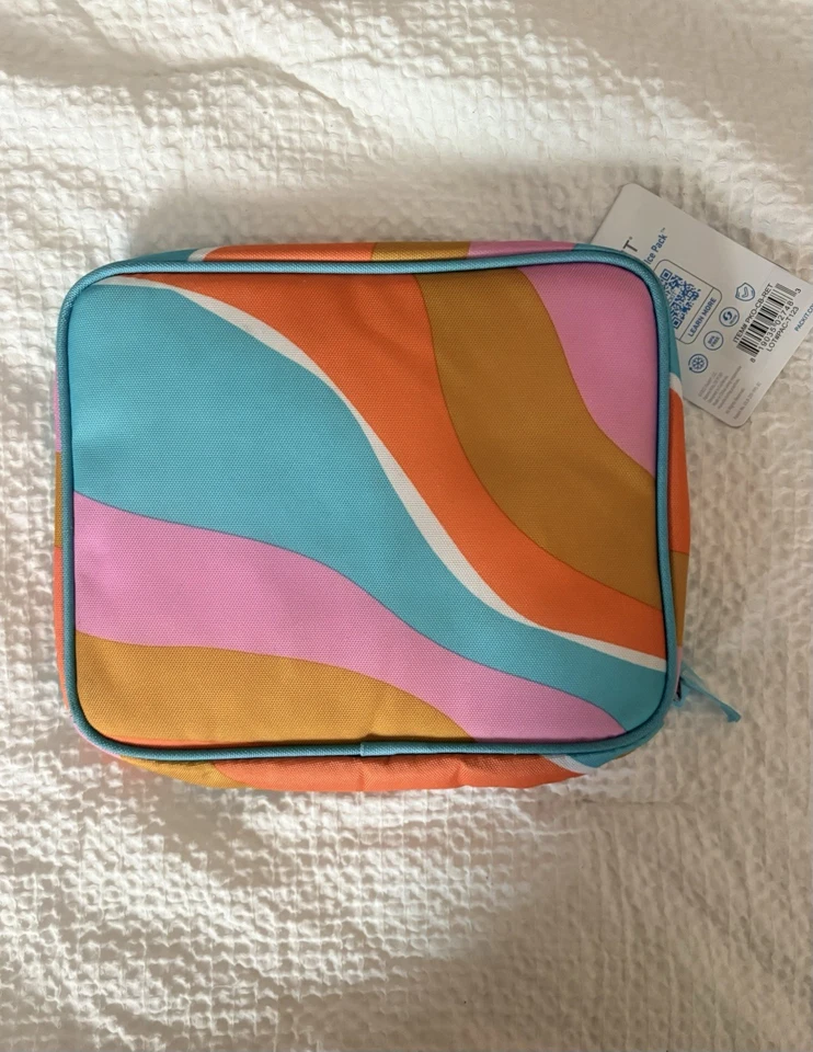 ECOFREEZE Retro Classic Soft Sided Lunch Box PackIt Collapsible & Zip Closure - Image 2 of 4