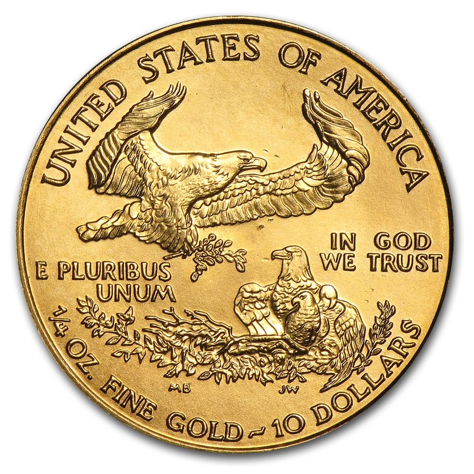 1998 1/4 oz American Gold Eagle BU - Image 2 of 2