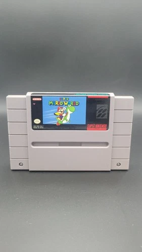 Super Mario World: Cartucho Super Nintendo probado y funcionando