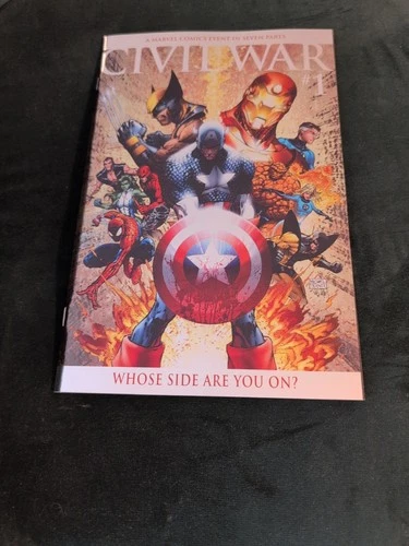 CIVIL WAR #1 FOIL MICHAEL TURNER VARIANT CAPTAIN AMERICA SPIDER-MAN