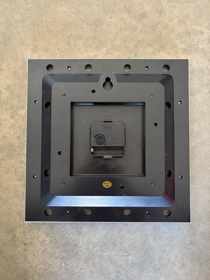 "Reloj de pared de cuarzo con 12 marcos de fotos - tema paisaje natural - cuadrado de 10,75""" Foto 2 de 4