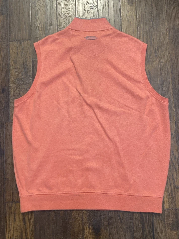 Chaleco Pullover Carnoustie 1/4 Cremallera Sin Mangas Para Hombre Talla: XL Rendimiento de Golf Foto 3 de 4