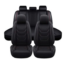 Full Set Faux Leather Seat Covers 5-seats For Hyundai Elantra Tucson Santa Fe