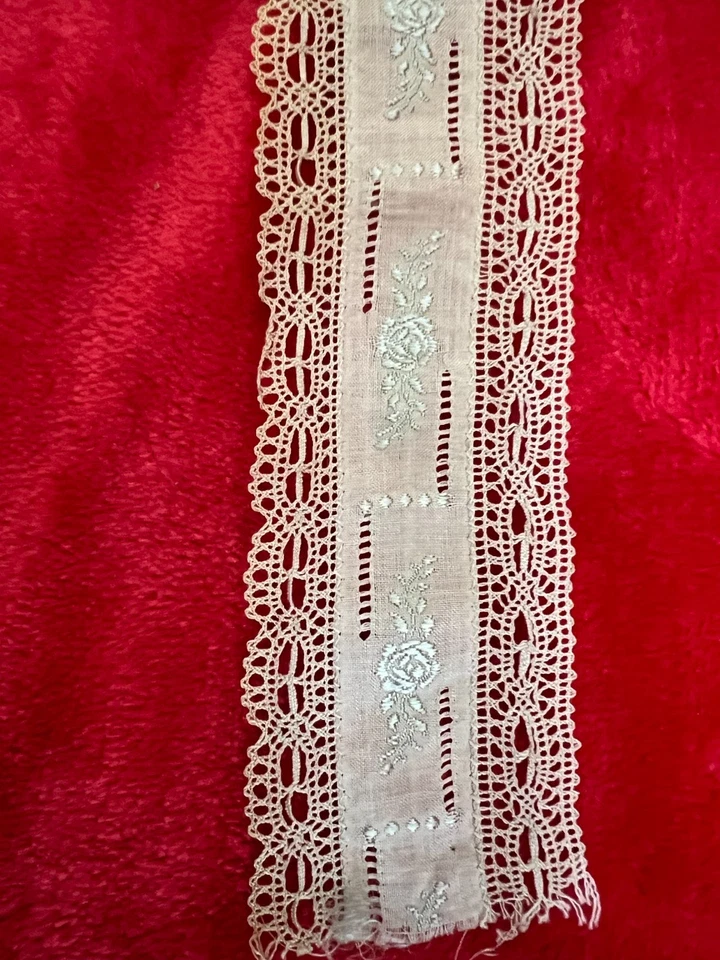 A large piece of antique lace. Europe, 1900-1920. - Image 4 of 4