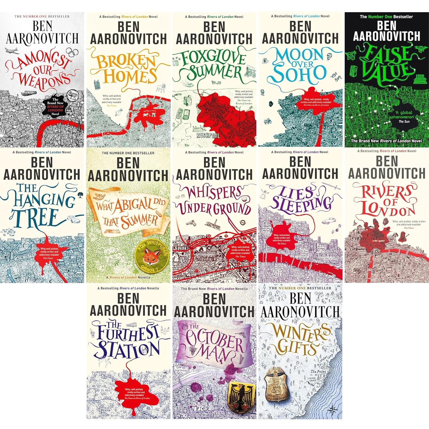 The Complete Rivers of London Series by Ben Aaronovitch: Explore Magic, Mystery