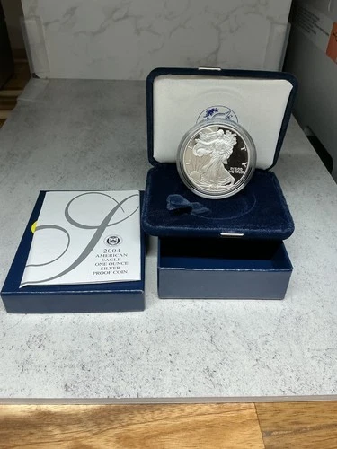 2004-W Proof American .999 Silver Eagle w/all OGP