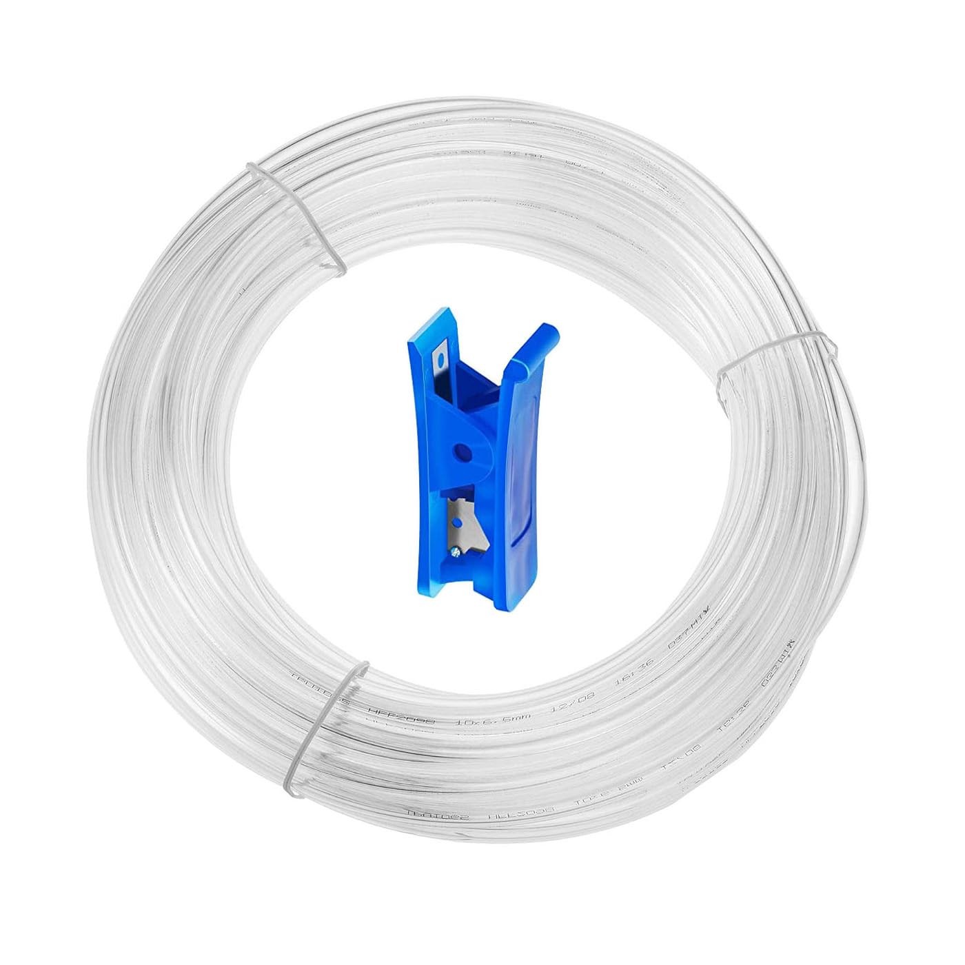 Flexible polyuréthane transparent 12mm x 8mm, tube pneumatique 12m calibré haute durabilité