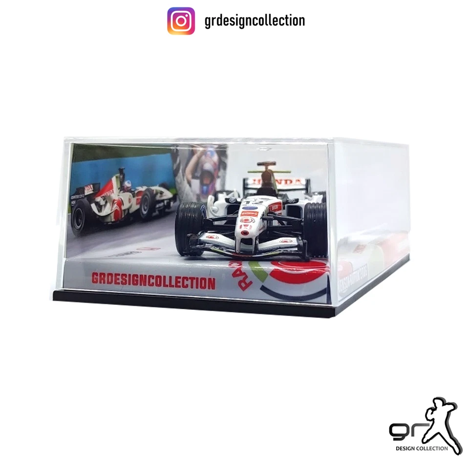 Jenson Button - Honda RA106 - F1 Winner Hungarian GP 2006 / Altaya - IXO / 1:43 - Immagine 3 di 4