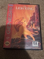 Authentic & Tested The Lion King (Sega Genesis), No Manual, Tested, Working