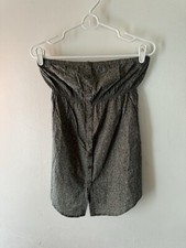 Fire Los Angeles y2k strapless button up mini dress 