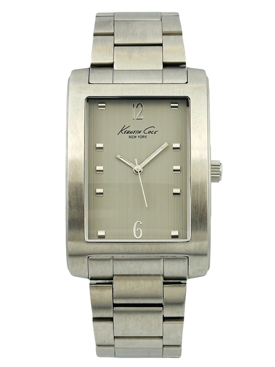 Kenneth Cole Men's KC3882 Light Grey StainlessSteel brushed