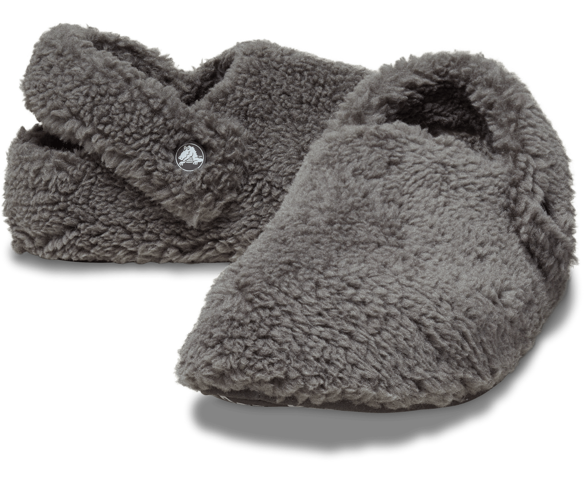 Crocs Classic Cozzzy Slipper Slate Grey Women Size US 10 Men US