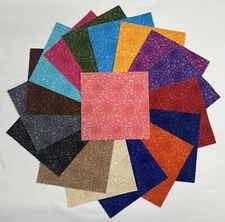 Flower Burst ~ 68 5" PreCut Quilting Squares ~ Charm Pack ~ Colorful ~ Bright