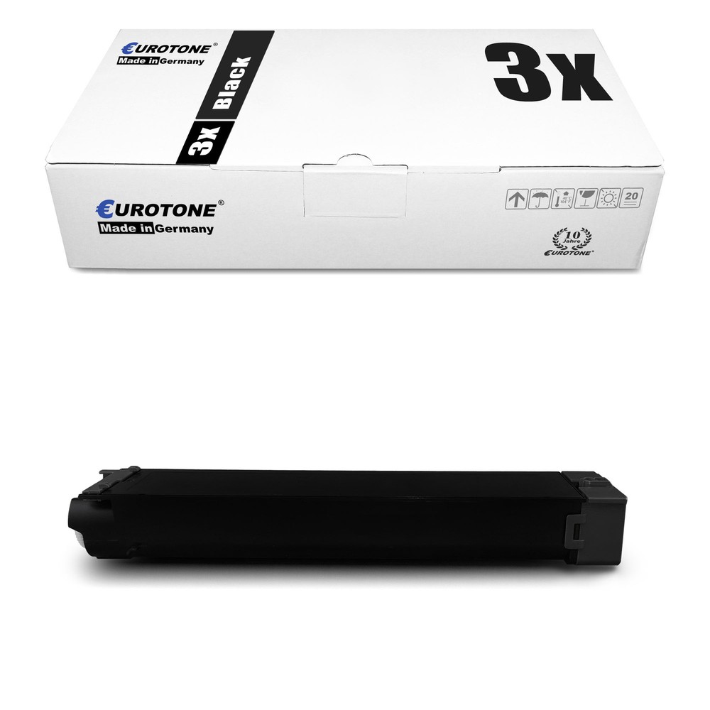 3x Toner f�r Sharp MX-B380 MX-C402 MX-C381 MX-B381 MX-C401 MX-C400P BLACK
