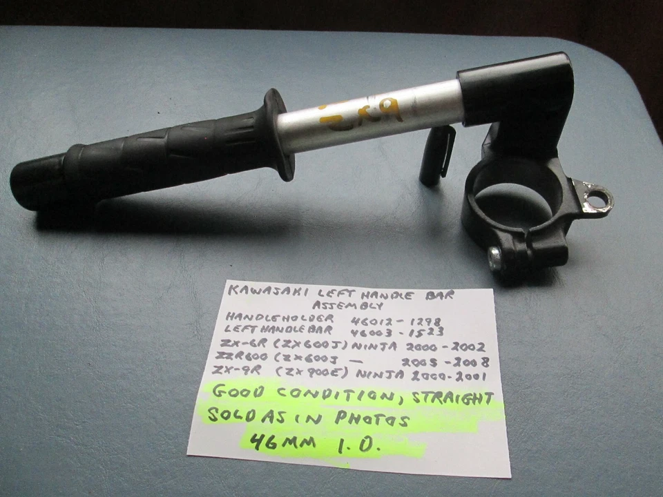  KAWASAKI ZX-6R ZX-9R (ZX900E NINJA) BARRA DE ALÇA ESQUERDA 46003-1523 46012-1298 - Imagem 3 de 4