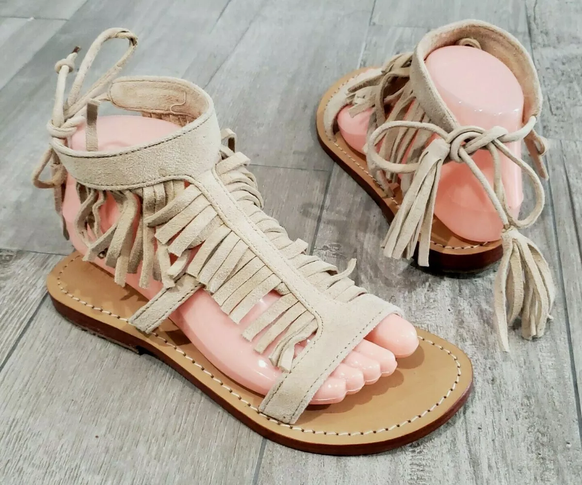 Girls 2025 fringe sandals