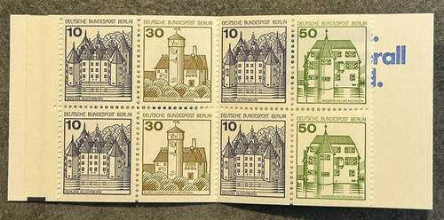 Berlin Markenheftchen MH 11p III ; postfrisch (2412211)