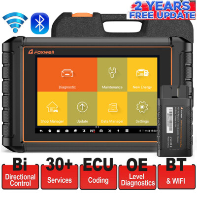 FOXWELL NT909 Bi-Directional Scanner Tool ECU Coding All System OBD2 Diagnostic