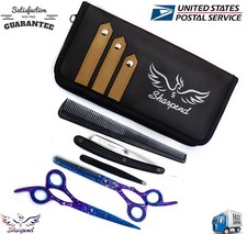Professional Barber Hairdressing Scissors Thinning  Hair Cutting Set 6.5"