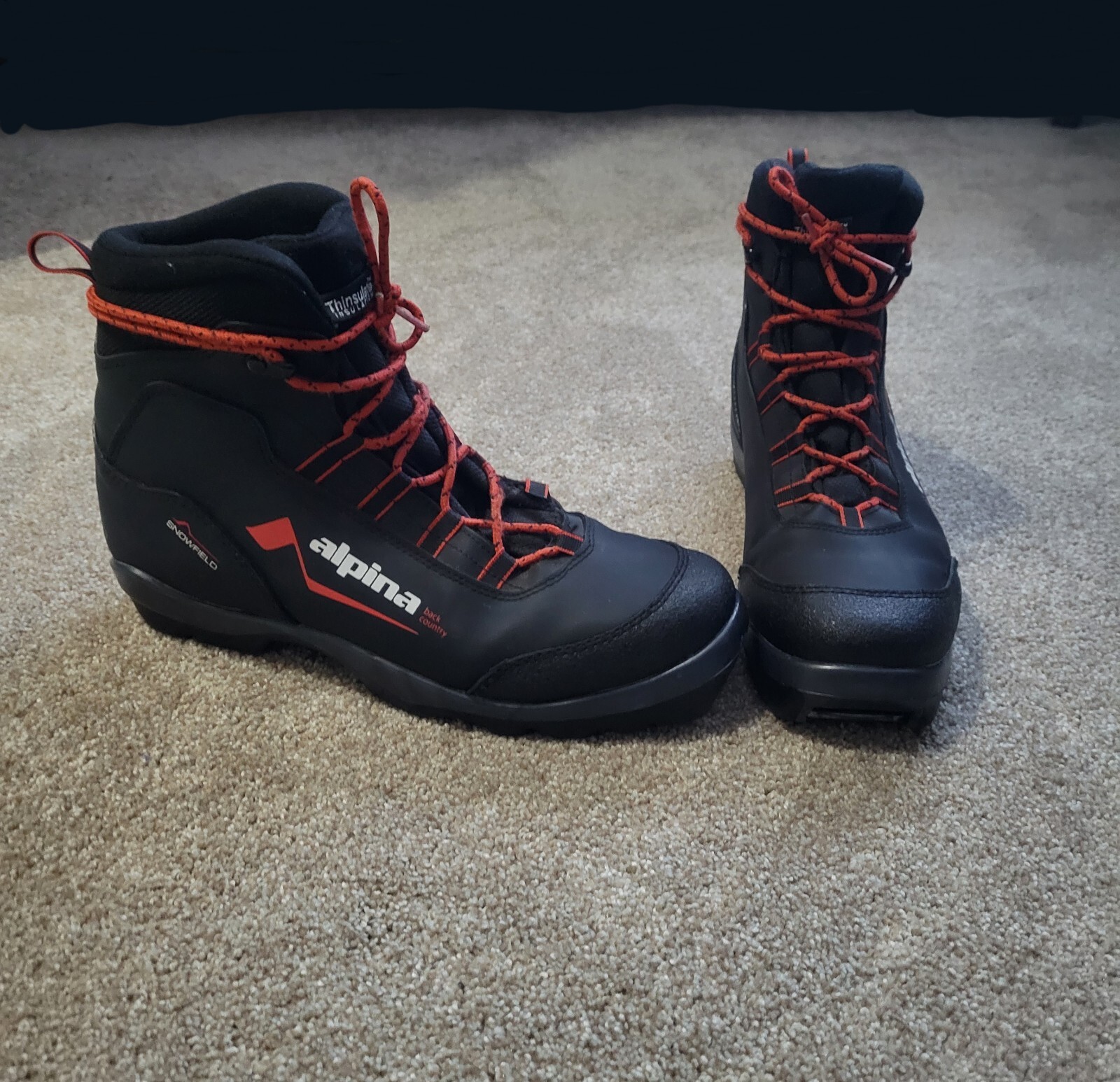 SALOMON Stivali da sci touring nordici Alpina Sports Snowfield Backcountry Cross Country 10 5