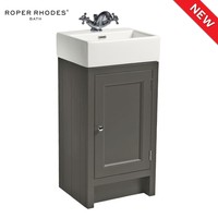 Roper Rhodes Pewter Hampton 400mm Vanity Basin Sink Cabinet Bathroom Unit Roper Rhodes Pewter Hampton 400mm Vanity Basin Sink Cabinet Bathroom Unit
