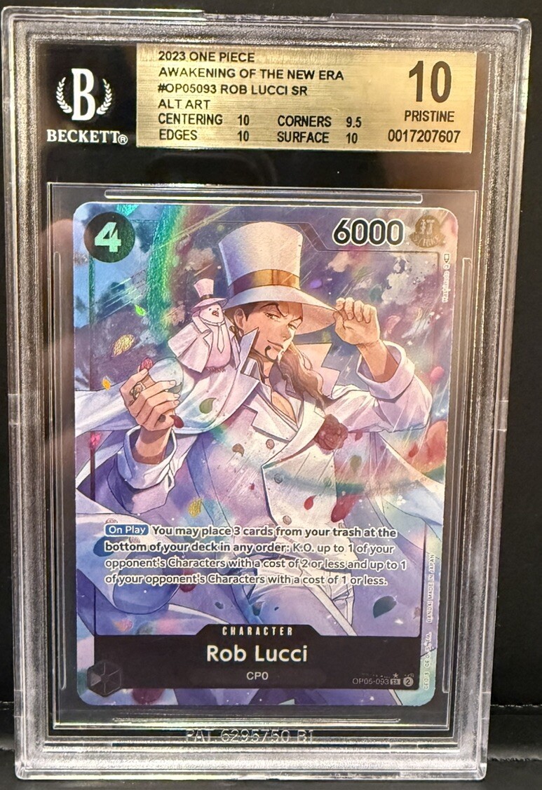 Rob Lucci One Piece Karte - Super Rare Sammelkarte Fürs Trading Card Game
