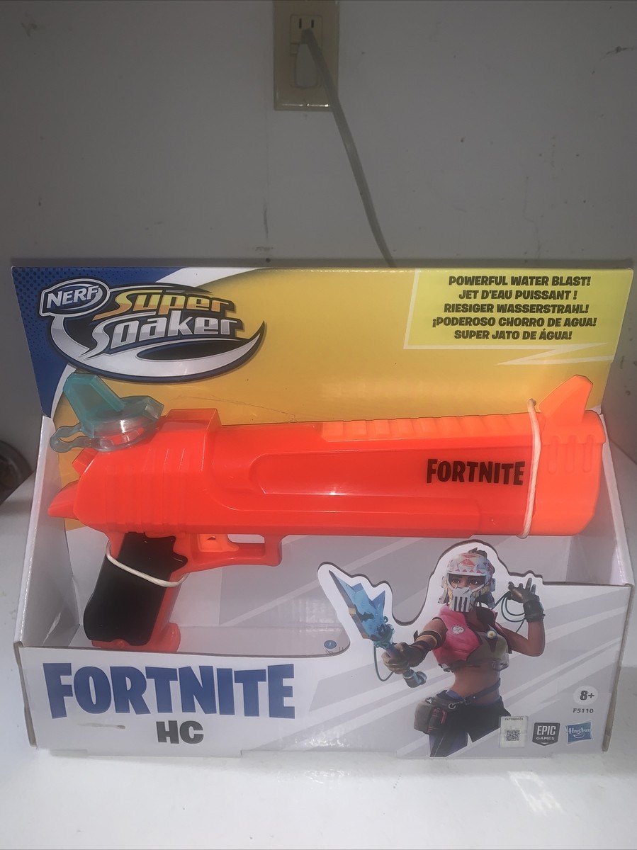 Nerf Super Soaker Fortnite HC Water Blaster, Powerful Water