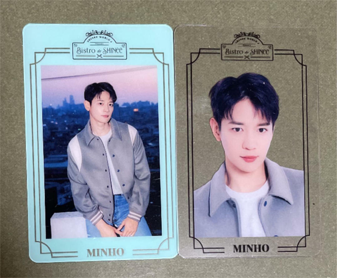 SHINee Minho Bistro de SHINee Official Photo Card PC set 2ea | eBay
