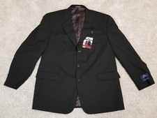 Men's Stafford Suit Jacket Coat High Quality 100 Worsted Wool Size 46 Regular
