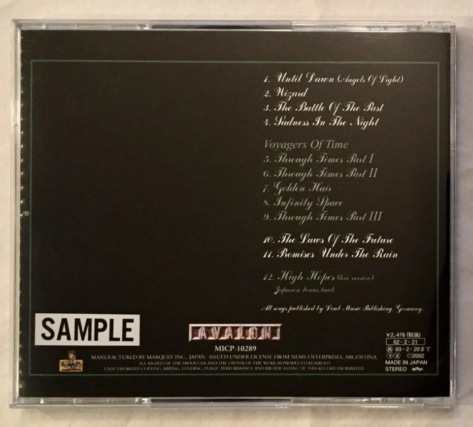 Beto Vasquez Infinity + 1 Bonus Trk (Japan CD w/OBI - Signed by Tarja) Nightwish — 第 2/4 张图片