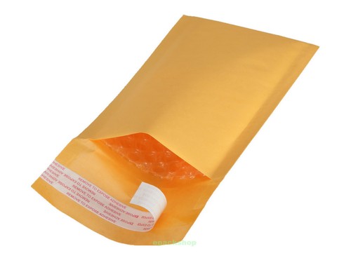 20 Kraft Bubble Mailer gepolsterte Umschläge Tasche 4"" x 7""_100 x 175 + 40 mm_INNENGRÖSSE - Bild 4 von 12