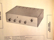 Original Sams Photofact Manual HARMAN-KARDON A-220 495 