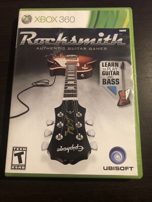 Rocksmith Guitar and Bass - Xbox 360 Game Only Tested
