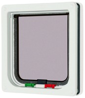 Cat Mate 4 Way Locking Cat Flap White on sale Cat Mate 4 Way Locking Cat Flap White on sale