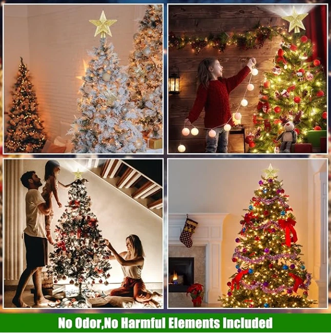 Christmas Tree Topper LED projector with Neon Lights - Image 4 of 4