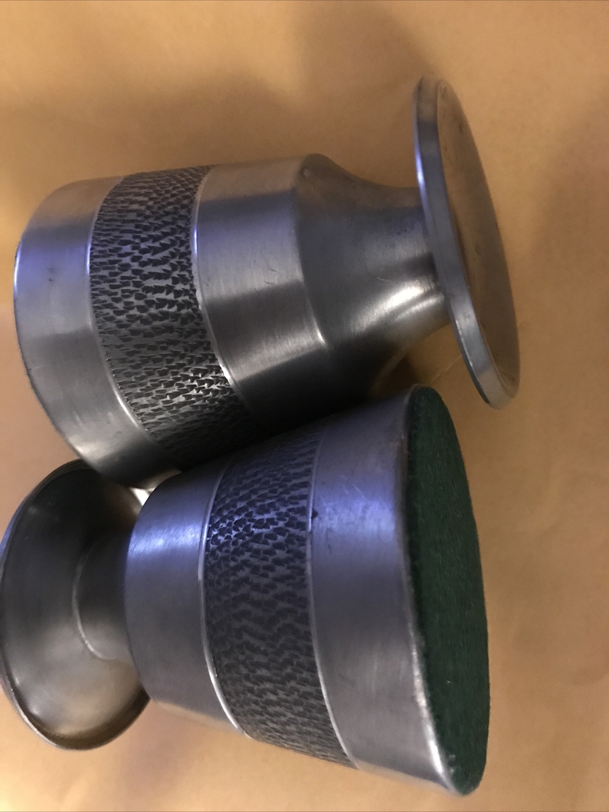 Vintage CAWA Tin Pewter 2 candle holders Denmark .(NOS)Great eBay