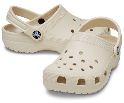 Crocs Kids Classic Clog in Bone New - Up to size Adult 6 - 第 2/4 張圖片